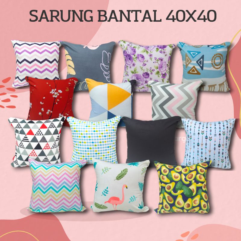 [COD] SARUNG BANTAL SOFA 40x40 SATUAN