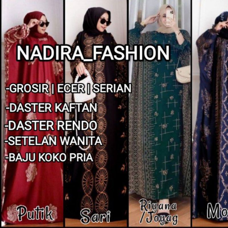 Kaftan Wanita - Daunda Kaftan Size Jumbo XXXXL Motif Daun Lengan Panjang Busui Resleting by Nadira_Fashion / Gamis Rayon Jumbo Kaftan Terbaru-Kaftan random acak