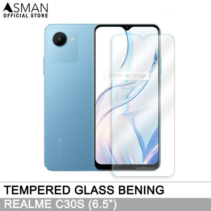 Tempered Glass Realme C30s (6.5&quot;) | Anti Gores Pelindung Layar Kaca - Bening