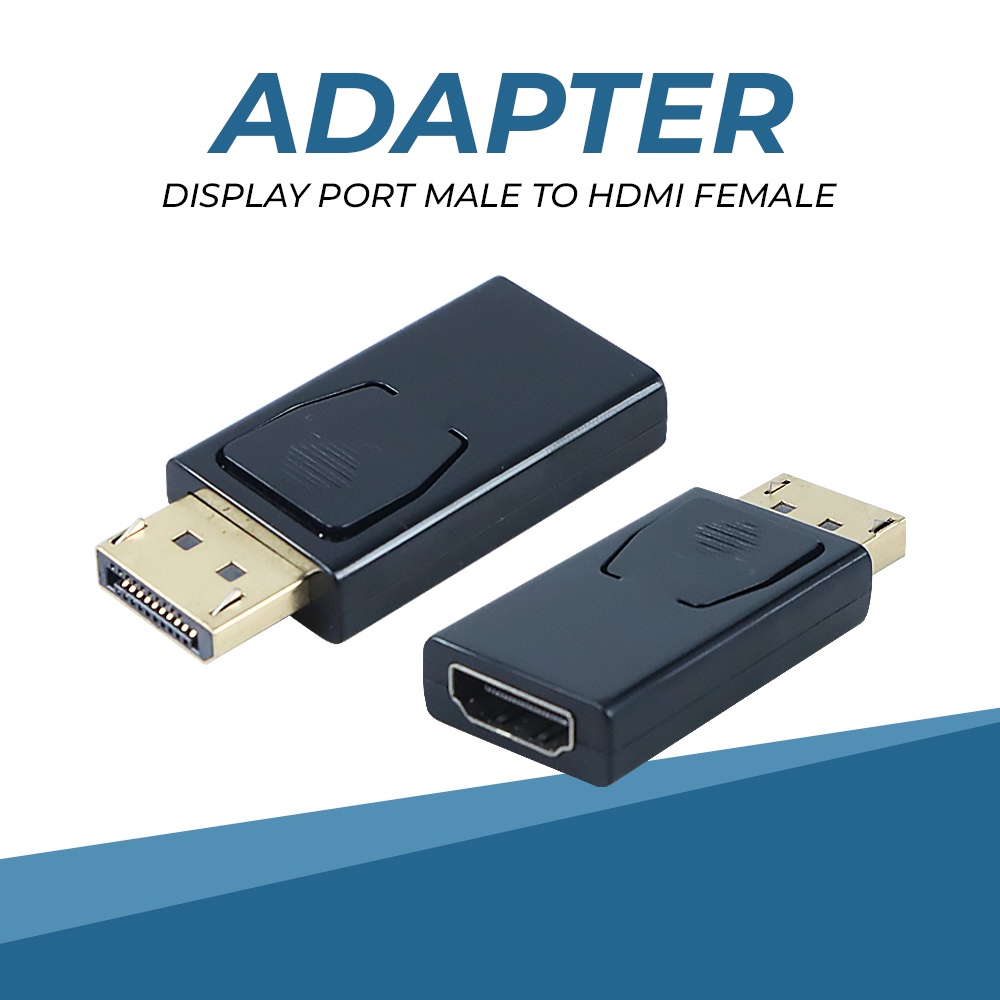 Display Port Male to HDMI Female Port Adapter - OMVA17BK