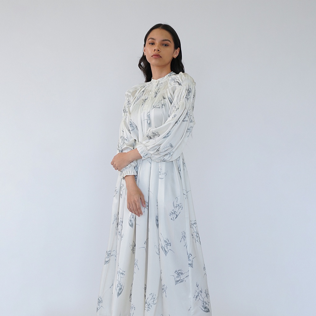 Queensland Dress Gamis Muslim Lengan Panjang I31000065Q Abu