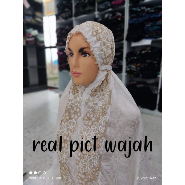 MUKENA SUTRA BLITZ/MUKENA TERUSAN/MUKENA DEWASA/Mukena sutra blitz warna