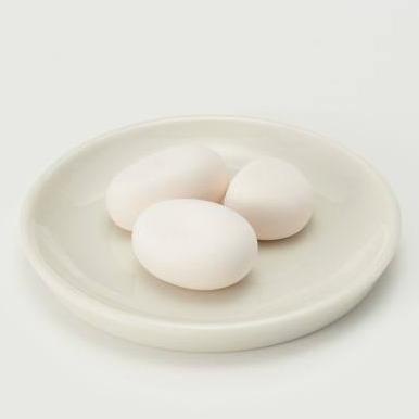 ] MUJI unglazed stones bisque stone batu aroma