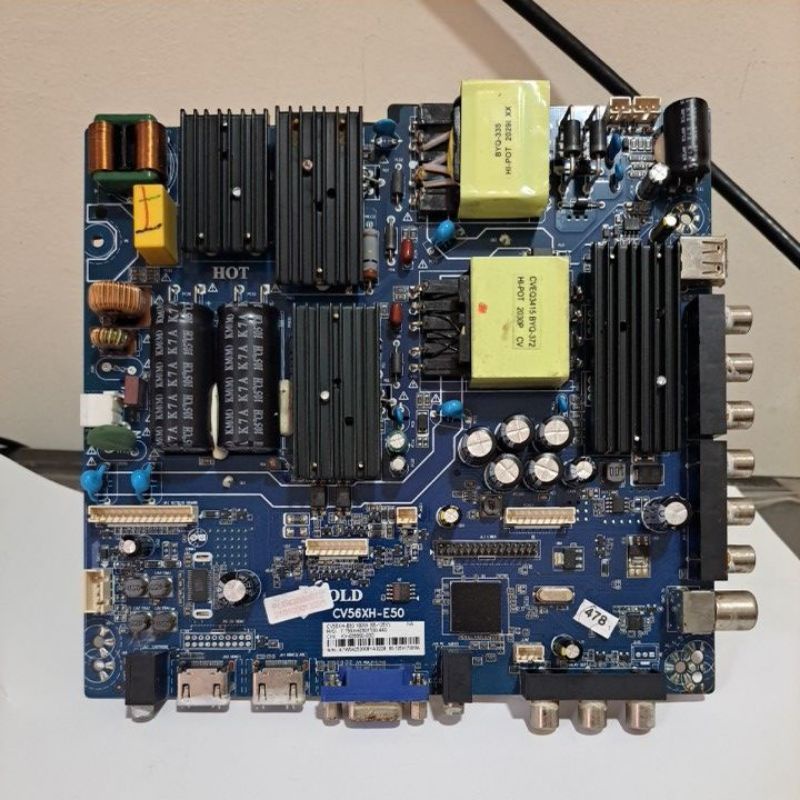 mb mainboard tv polytron pld 43B8951/40B8951