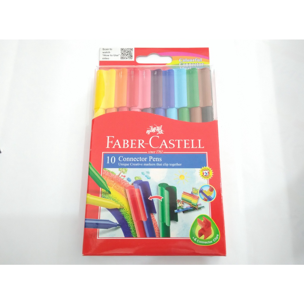 

Connector Pens Faber Castell 10 warna