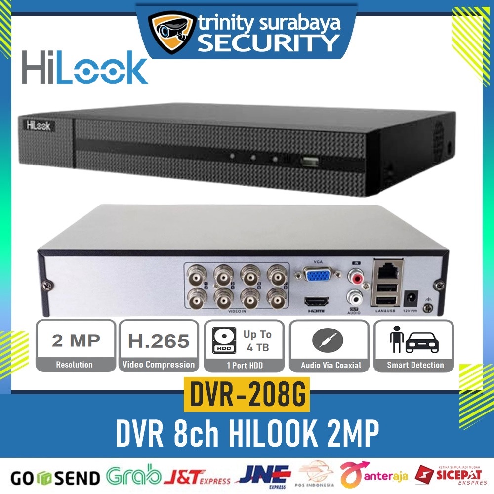 DVR 8ch HILOOK 208G-F1 (S) By Hikvision