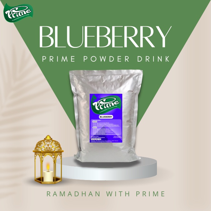 

Powder Prime / Bubuk Minuman Tanpa Gula 1 kg - BLUEBERRY