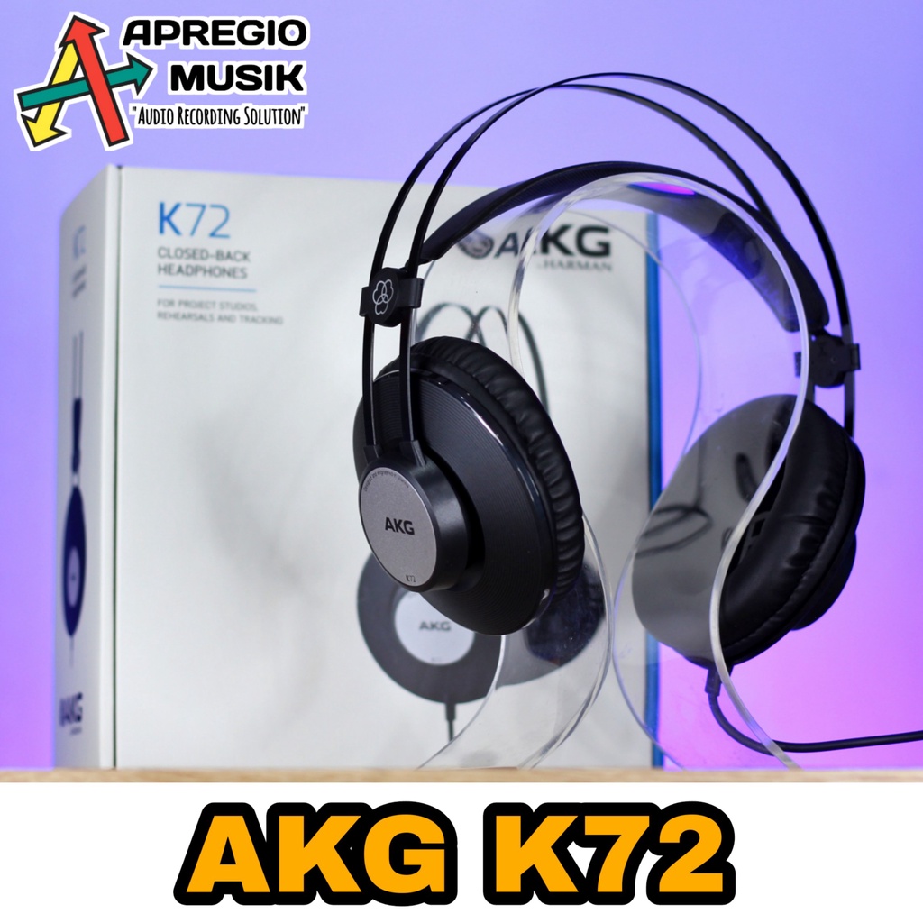 AKG K72 K 72 K-72 HEADPHONE FLAT monitoring ORIGINAL