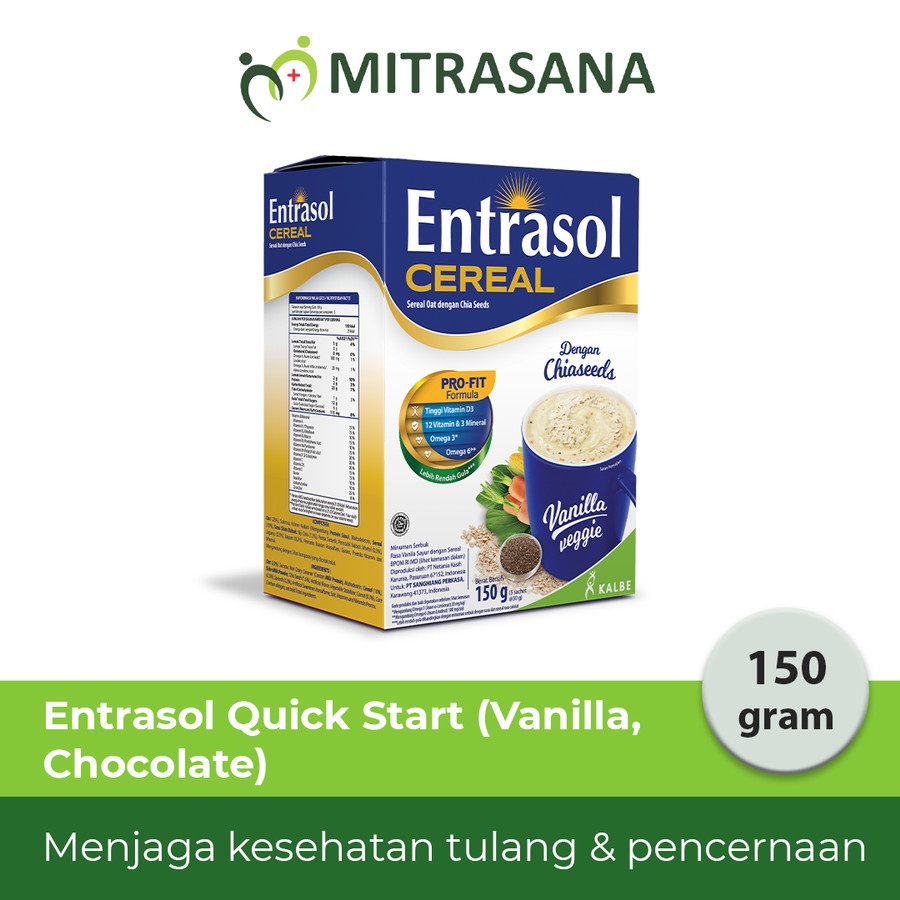 

Entrasol Quick Start 5X30 Gram Coklat & Vanilla