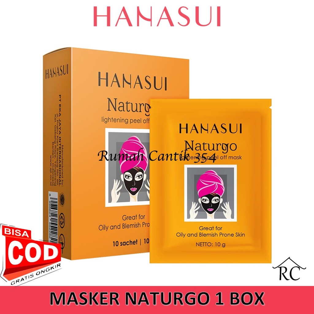 Hanasui Masker Naturgo Per-box