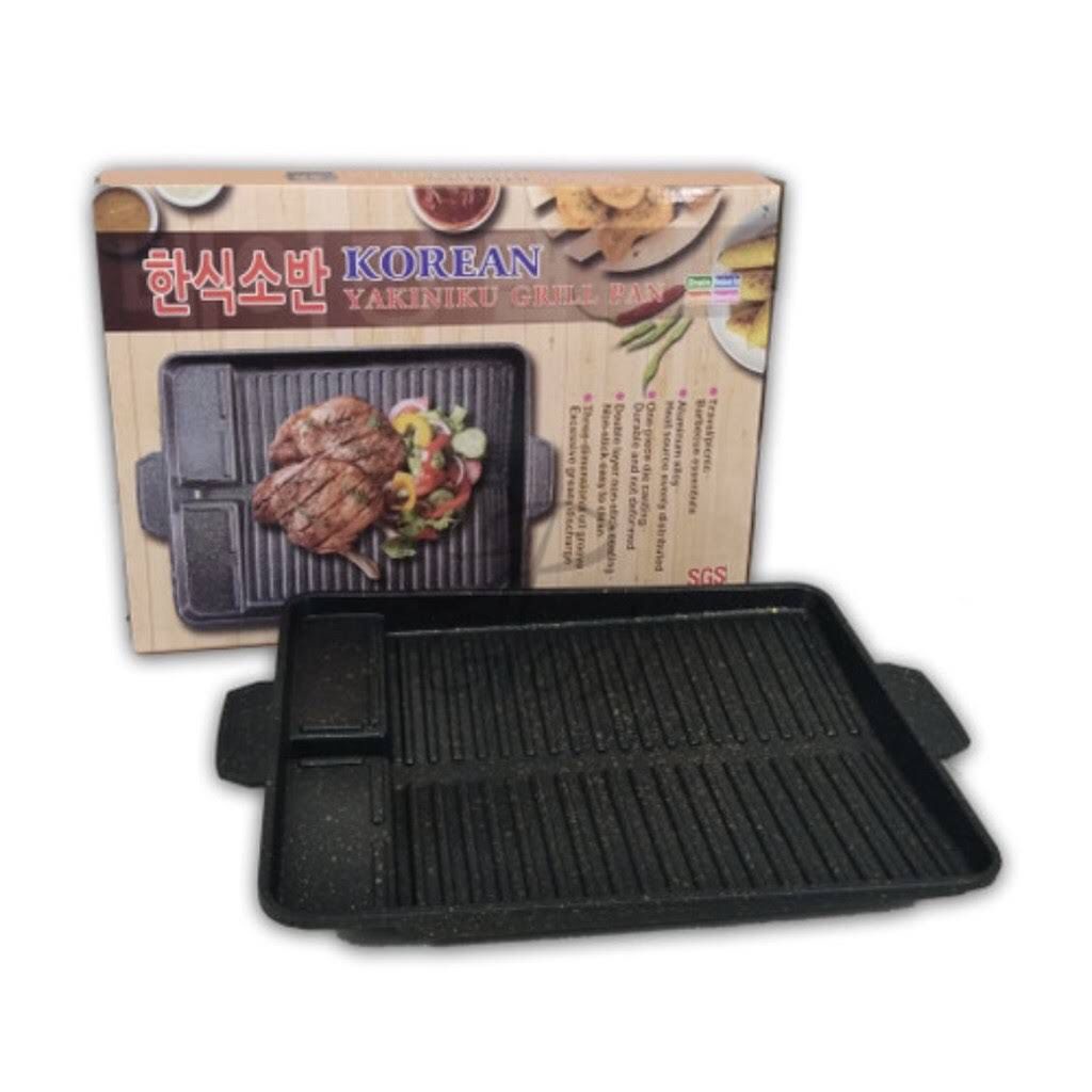 Yakiniku Korean Barbeque Grill Pan - Alat Pemanggang BBQ Anti Lengket