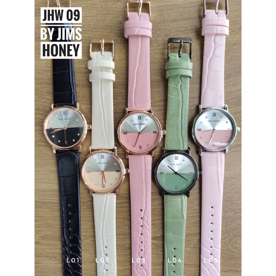 JIMS HONEY JAM TANGAN WANITA JHW 9  (FREE BOX + BATERAI)