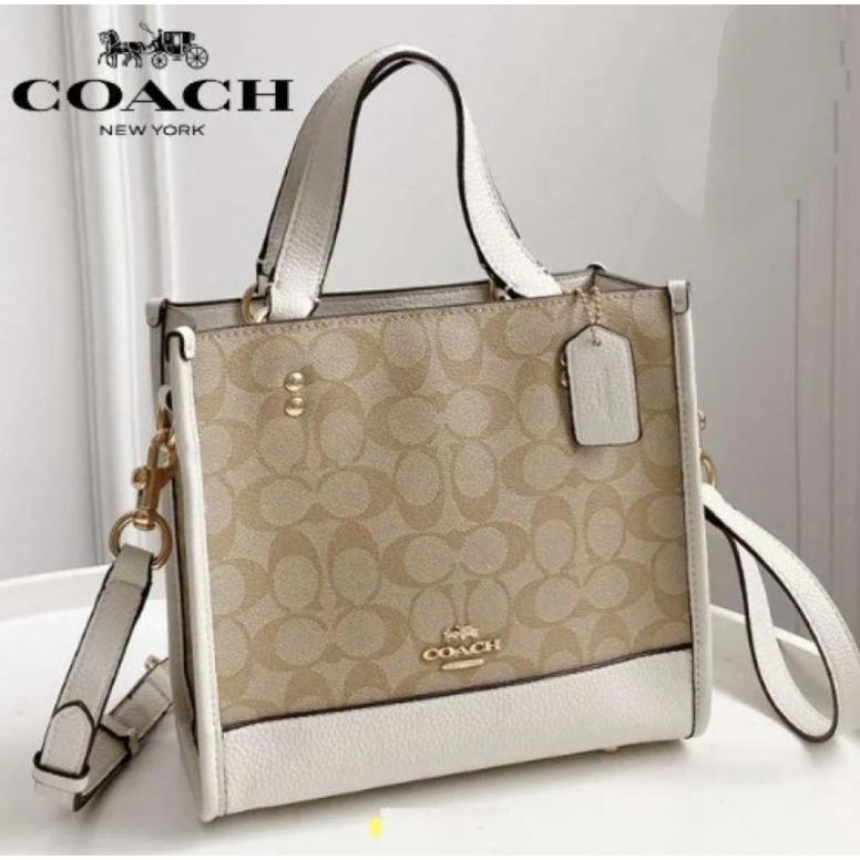 Coach Dempsey Tote 22 In Signature Canvas C5122 C8198 C8417 C3866 C1955 C5115 C3863 C8456 C3866 C5142 C5637 C7083