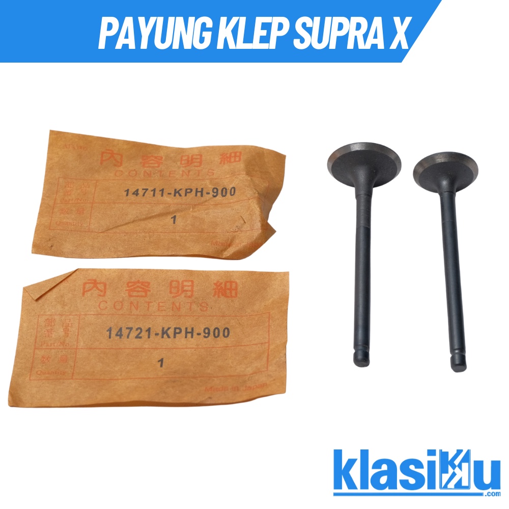 Payung Klep Set Karisma Supra X 125 Stok Lama Nos Japan