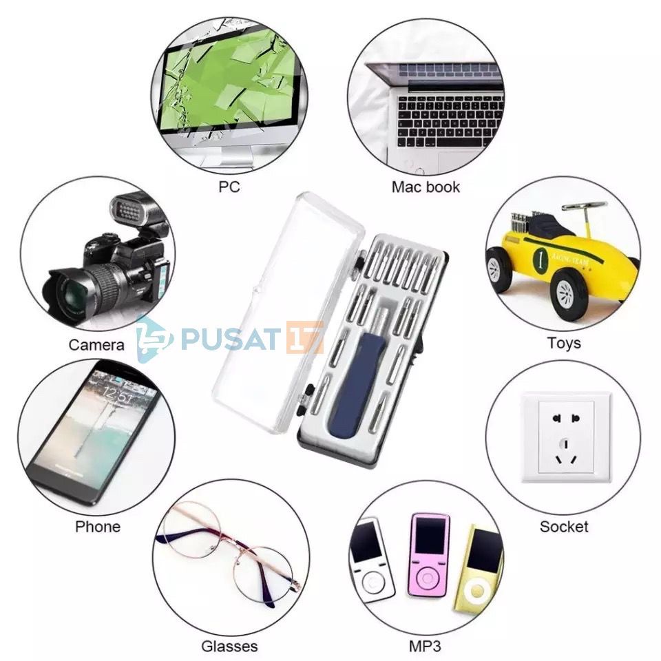 ￼OBENG SET 16IN1 MULTIFUNGSI / OBENG SET SERBAGUNA / OBENG LAPTOP / OBENG KOMPUTER / OBENG HP / OBENG ELECTRIK / obeng 16 in 1