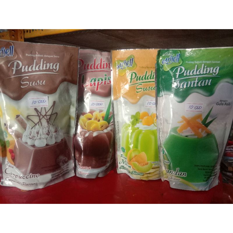 

Nutrijell Puding Susu Santan Lapis Dengan Gula Asli | Puding Bubuk Instan