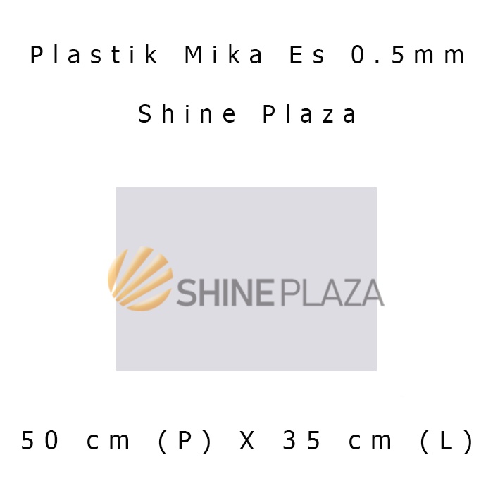 

Mika Buram 0.5mm A3 (50 x 35 cm) - Cover Mika Doff Es Tebal 0.5 mm 50x35 Bahan Maket