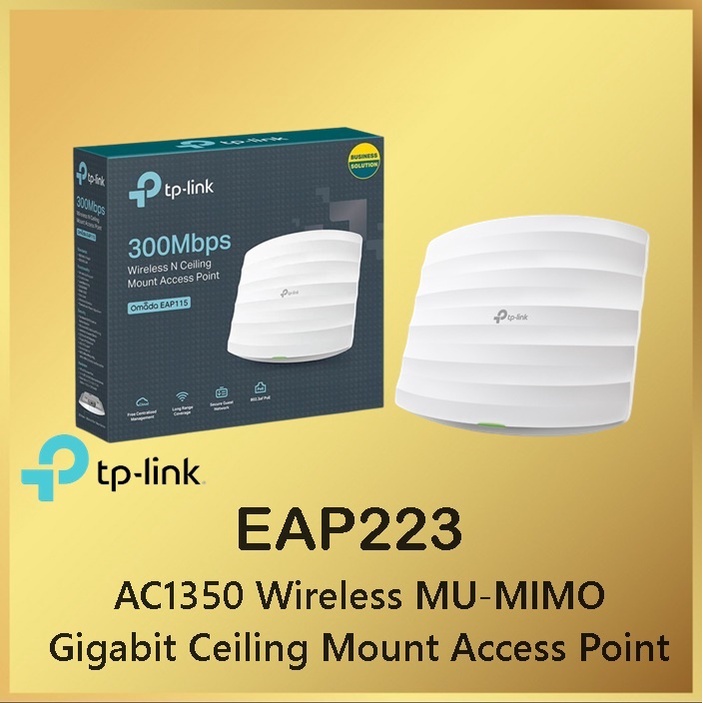 Tp-Link EAP223 AC1350 Wireless MU-MIMO Gigabit Ceiling Access Point