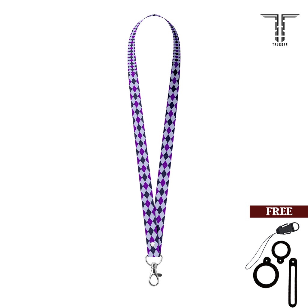 

Lanyard Gantungan HP Aesthetic Gantungan HP Name Tag FREE 3pcs Oring + Kait HP TRB 1,5 cm E2 Series