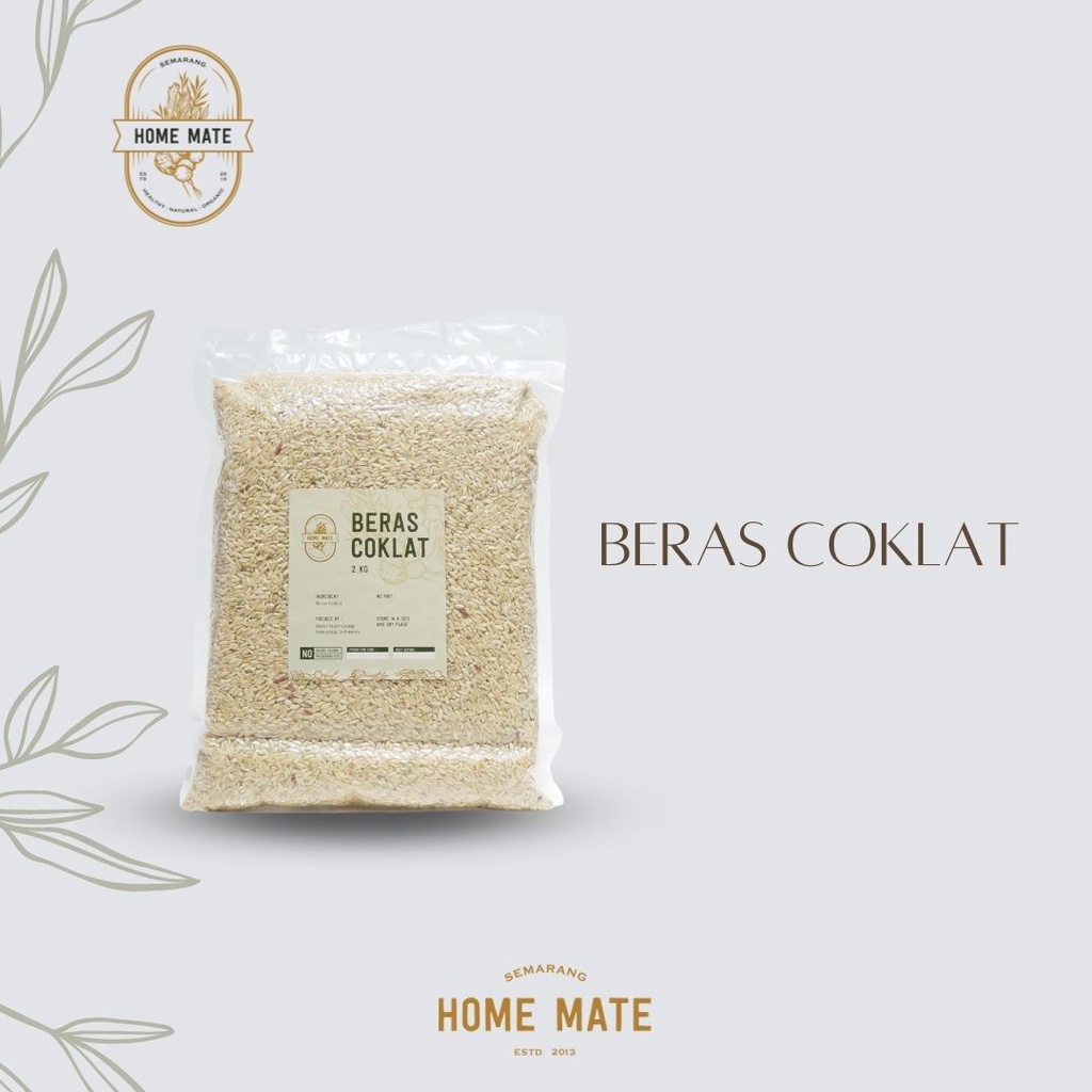 

Beras Cokelat, Brown Rice 2kg - HOME MATE