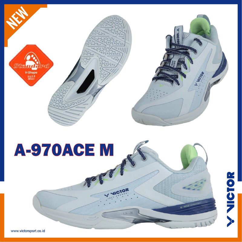 SEPATU BADMINTON VICTOR A970 ACE / VICTOR A 970 ACE M / A-970 ACE