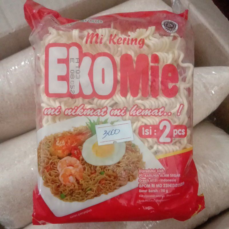 

Mie Kering Ekomie isi 2pcs 110gr STOCK BARU | Mie Bakso