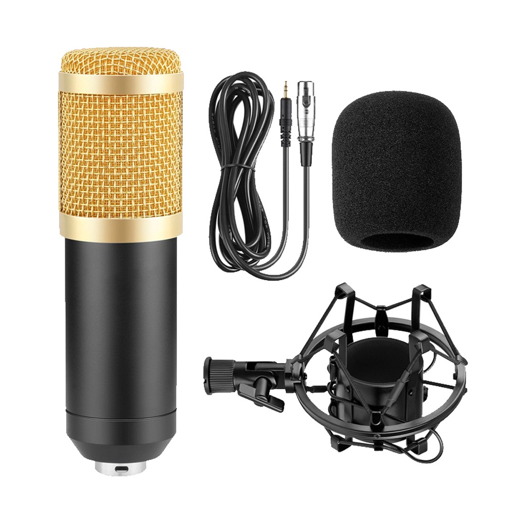 MICROPHONE CONDENSER BM-800 KARAOKE RECORDING BROADCAST