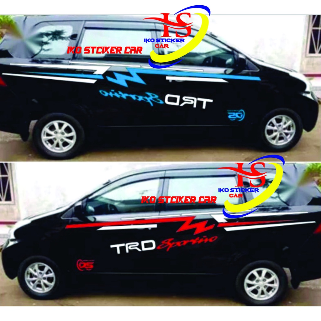 Promo Sticker Avanza Stiker Mobil Avanza TRD Sportivo Cutting Sticker