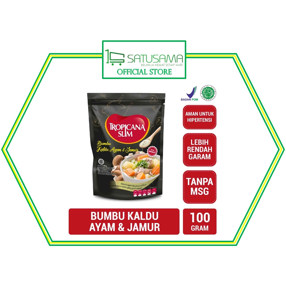 

TROPICANA SLIM BUMBU KALDU AYAM JAMUR 100 G