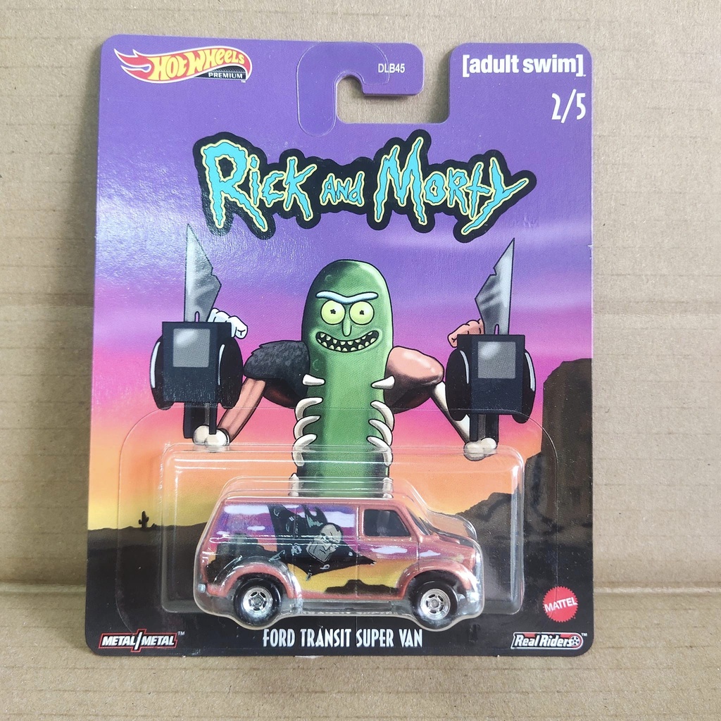 Hotwheels Rick and Morty Ford Transit Super Van