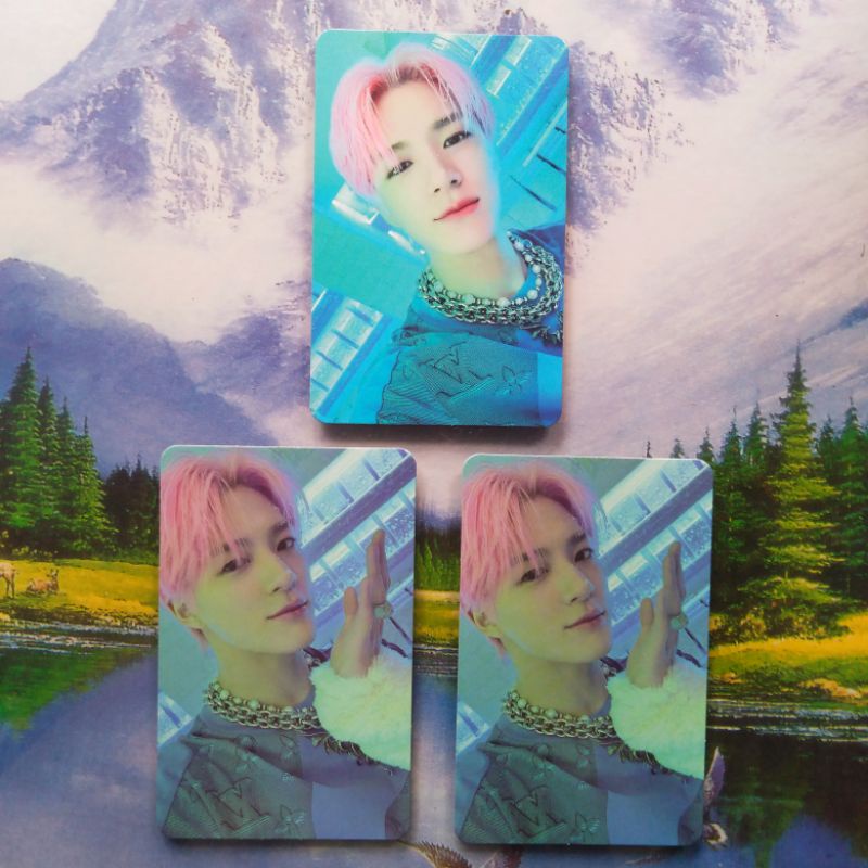 official photocard jeno digipack glimo jeno frozen jeno LD glimo jeno luckdraw glith mode