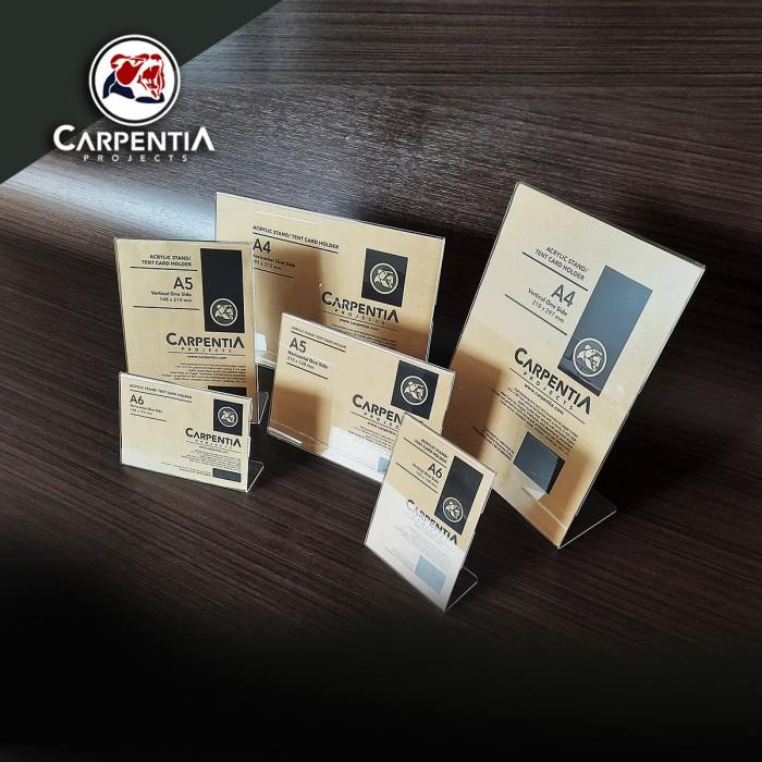 

Acrylic Standing Tipe L /A4 Horizontal 29,7X21Cm/ Tent Card Akrilik