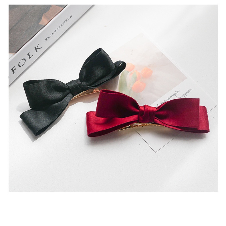AC089 Jepit 3D Rambut Pita Berdiri Ribbon Brudu Korea