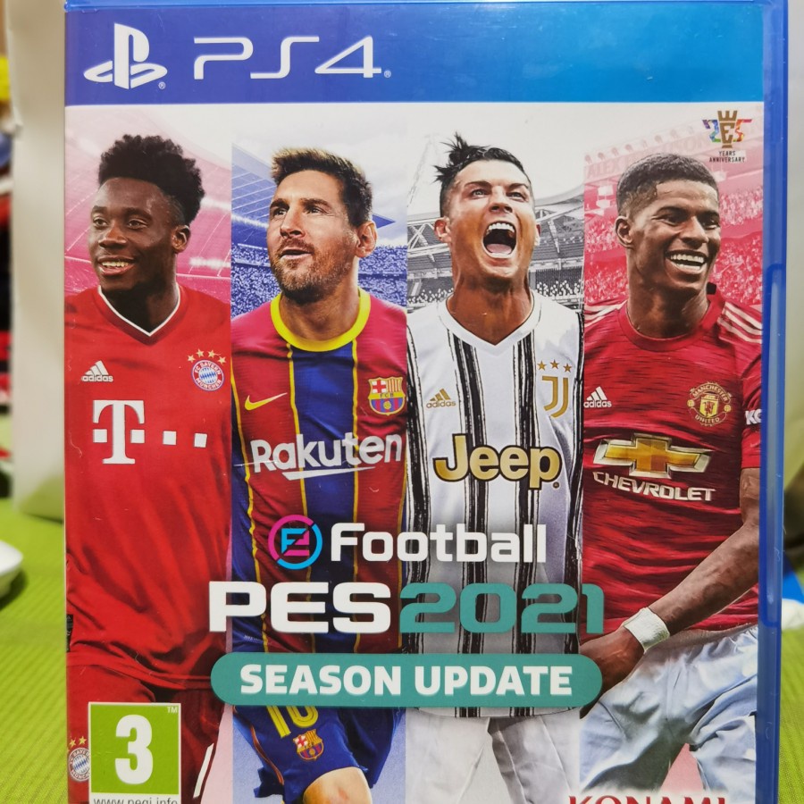 pes 2021 ps4 kaset bd ps4 game ps4 (sudah termasuk patch terbaru 2022)