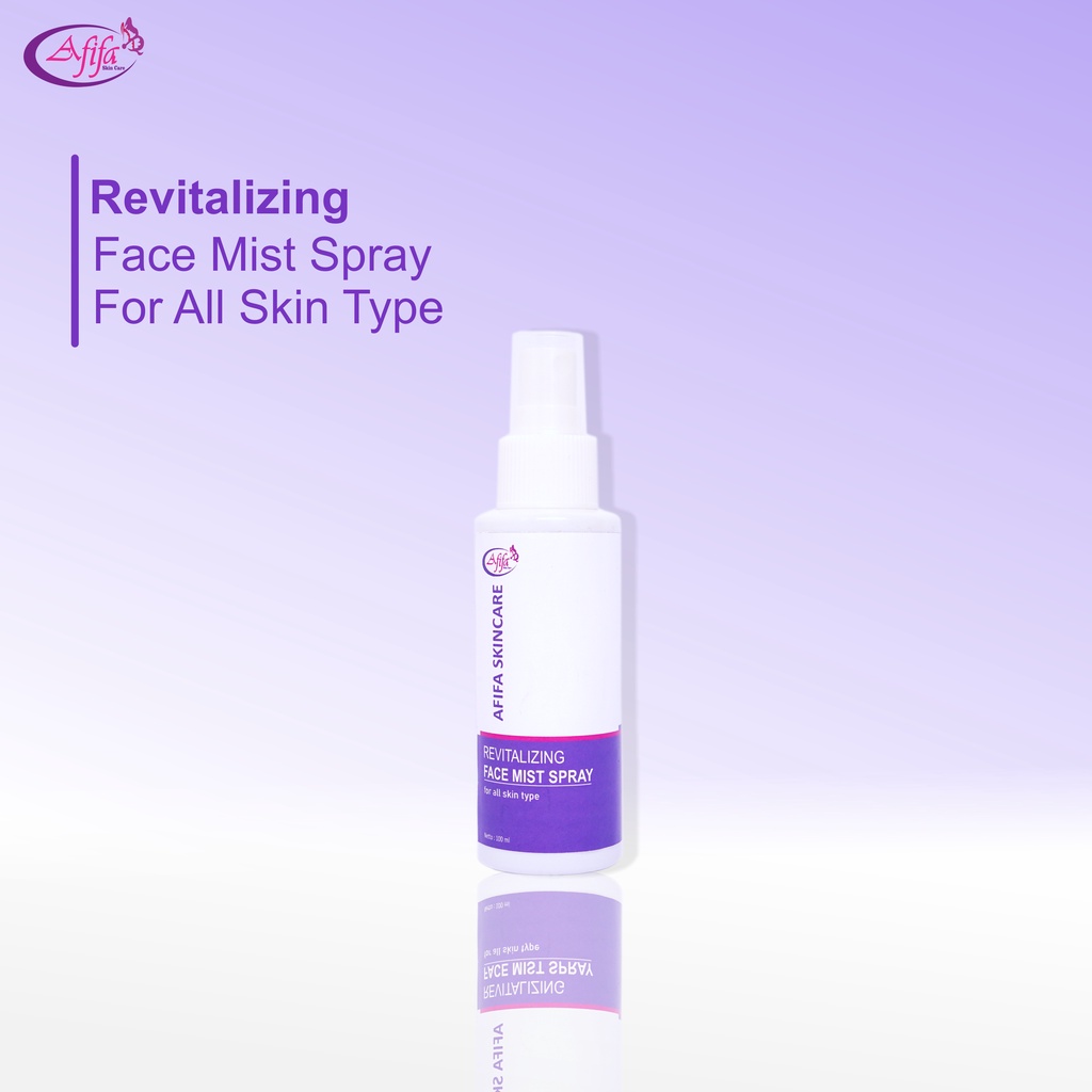 AFIFA REVITALIZING FACE MIST SPRAY | HIDRASI KULIT, MEMBANTU PENYERAPAN SKINCARE