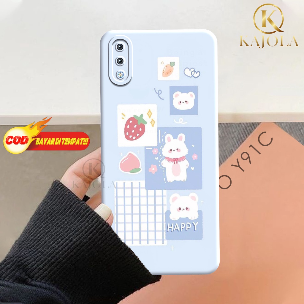 Case Hp Vivo Y91c / Y1s - Case Vivo 1820 - Casing Hp Vivo Y91c / Y1s - Silicon Hp - Cover Hp - Akses