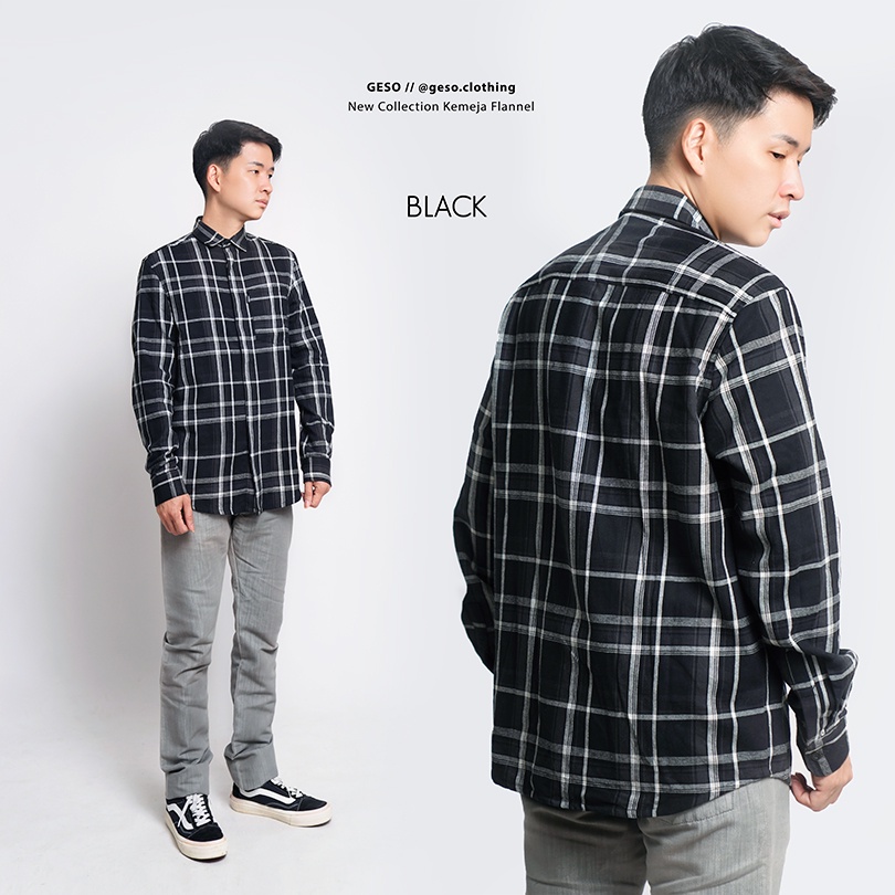 Geso - Kemeja Flanel Oversize