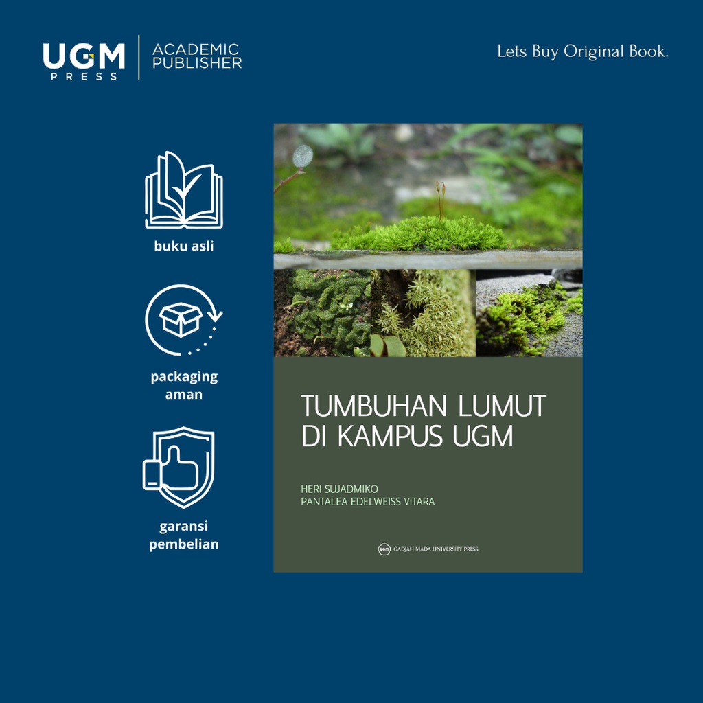 UGM Press Buku Original Tumbuhan Lumut di Kampus UGM