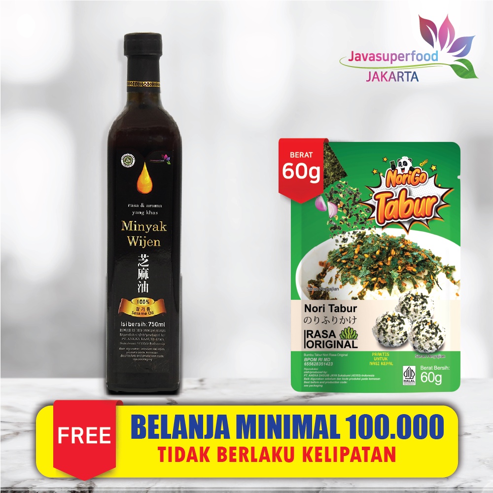 Minyak Wijen 100% 750 ML / SESAME OIL KOREA