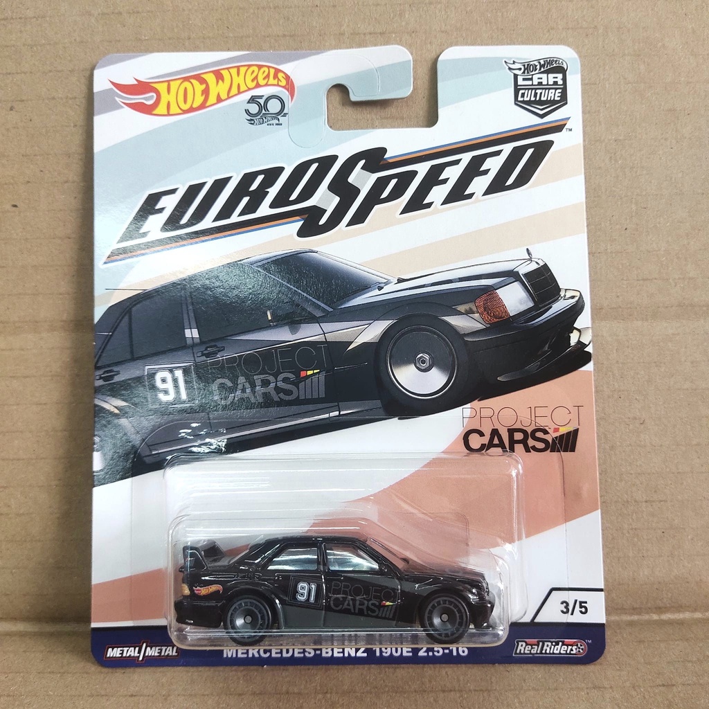 Hotwheels Premium Euro Speed Mercedes Benz 190E 2.5-16