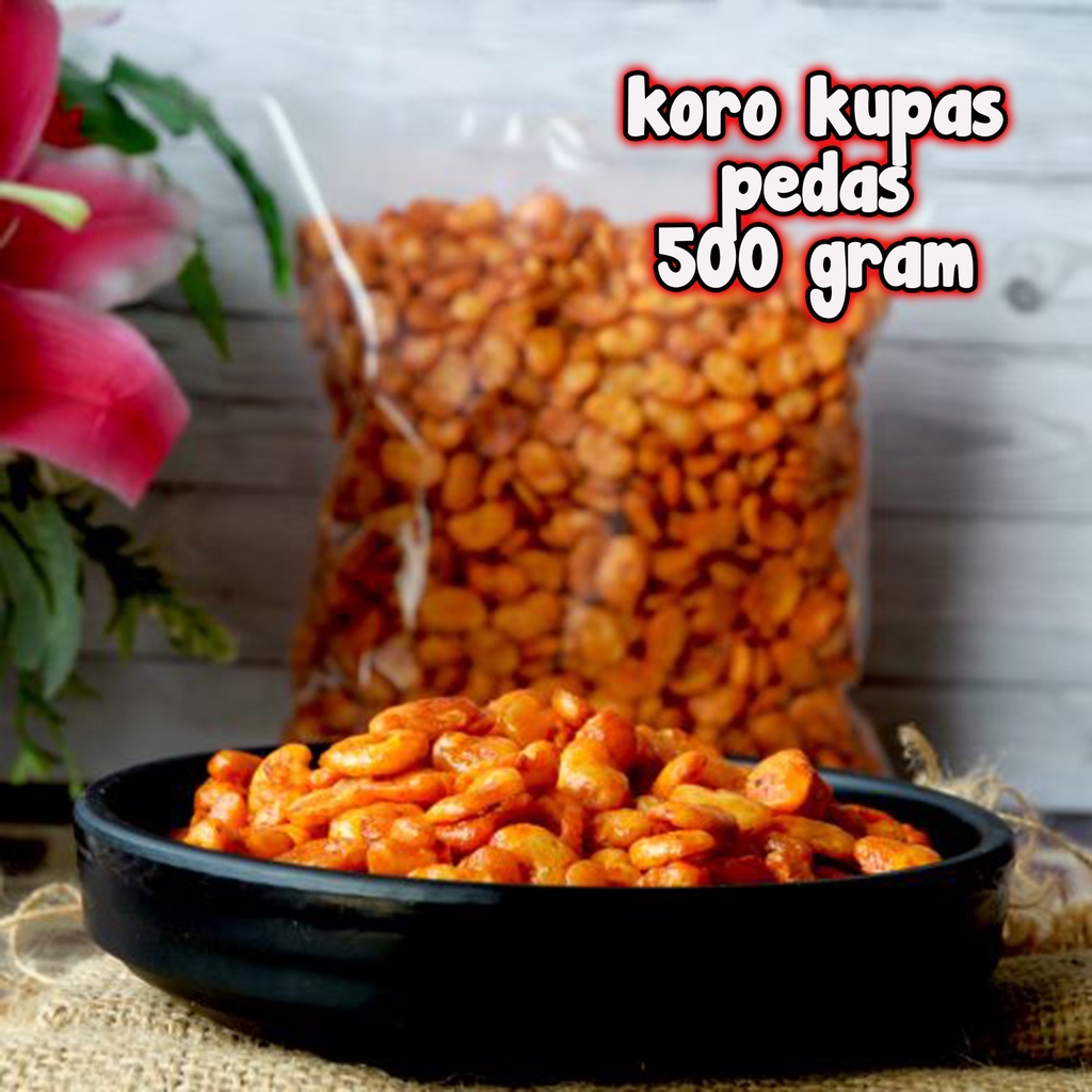 

kacang koro pedas 500 gram afif cemilan