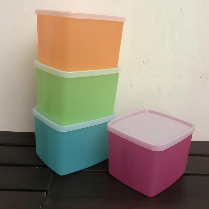 Sale Best Model Tupperware Small Square Round / Medium Square Round