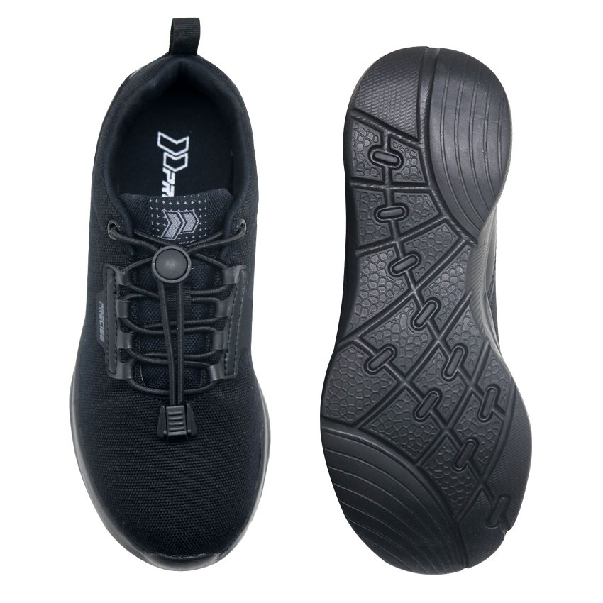 Precise Griffin JT Sepatu Sneakers Sekolah Anak - All Black