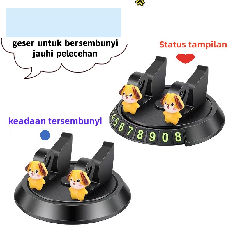 Holder Handphone / Navigasi Rotasi 360 Derajat Bentuk Boneka Kartun Lucu Untuk Mobil