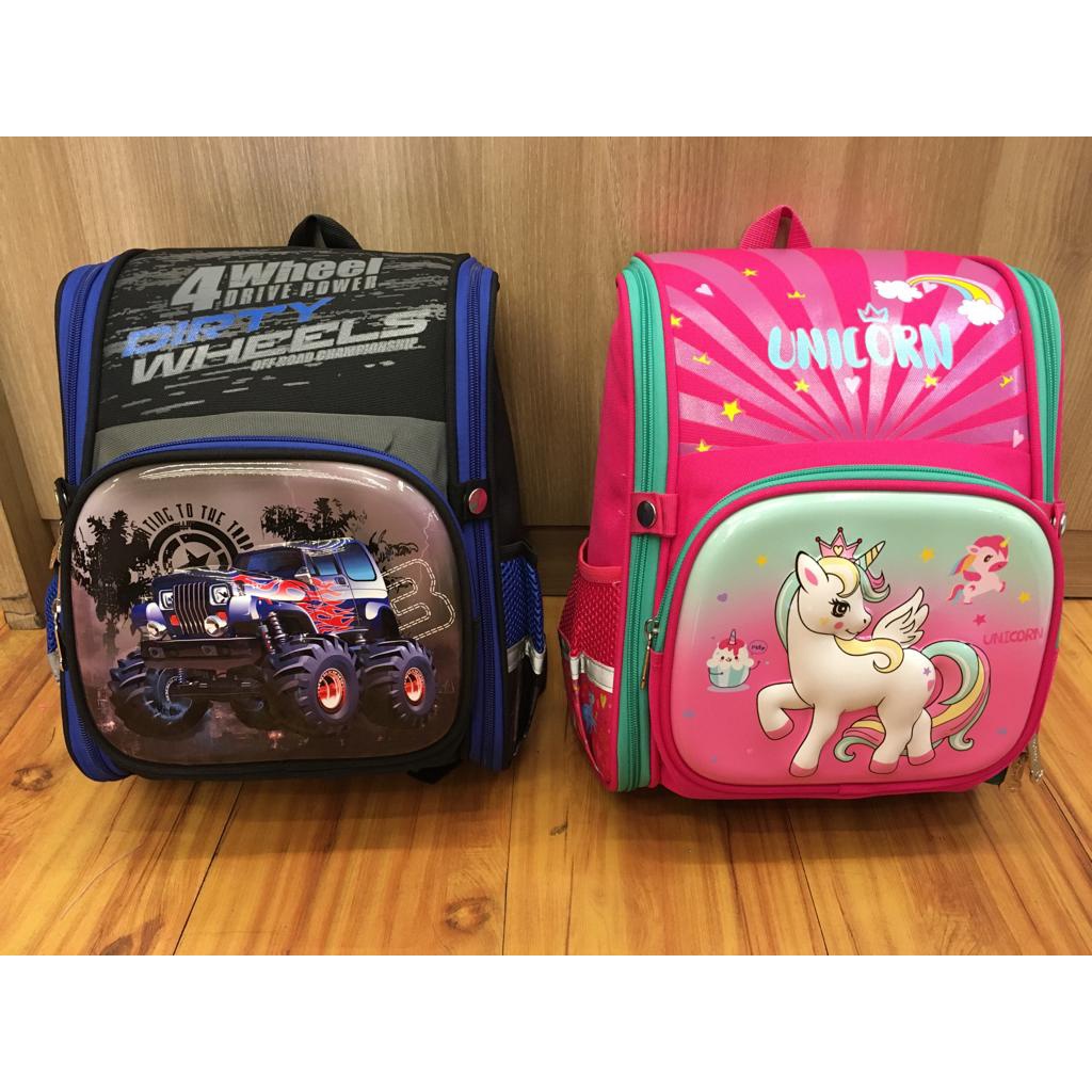 RANSEL VIRAL ANAK TABUNG IMPORT UNICORN / WHEELS. DARENA BAGS BANDUNG