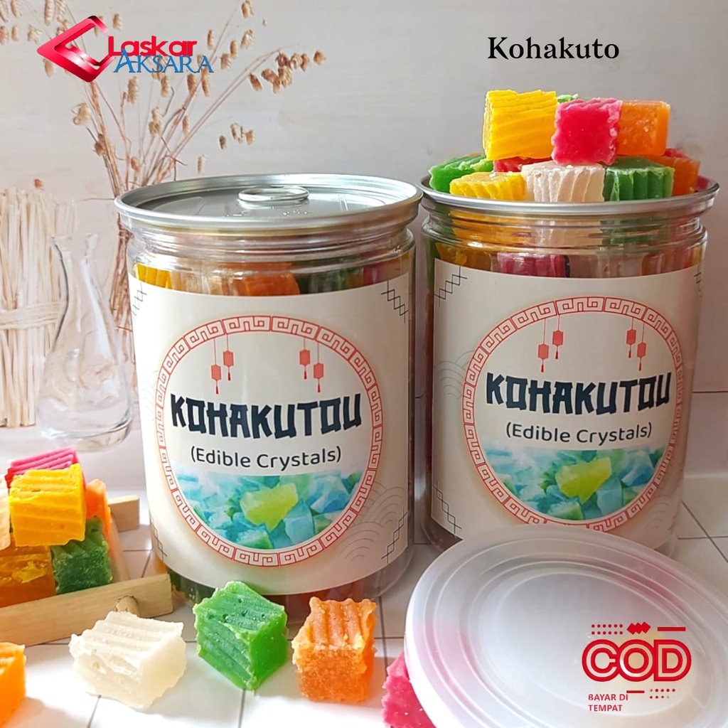 Can - Kohakutou 430gr Hampers Edible Crystal Candy Kohakuto / Premium