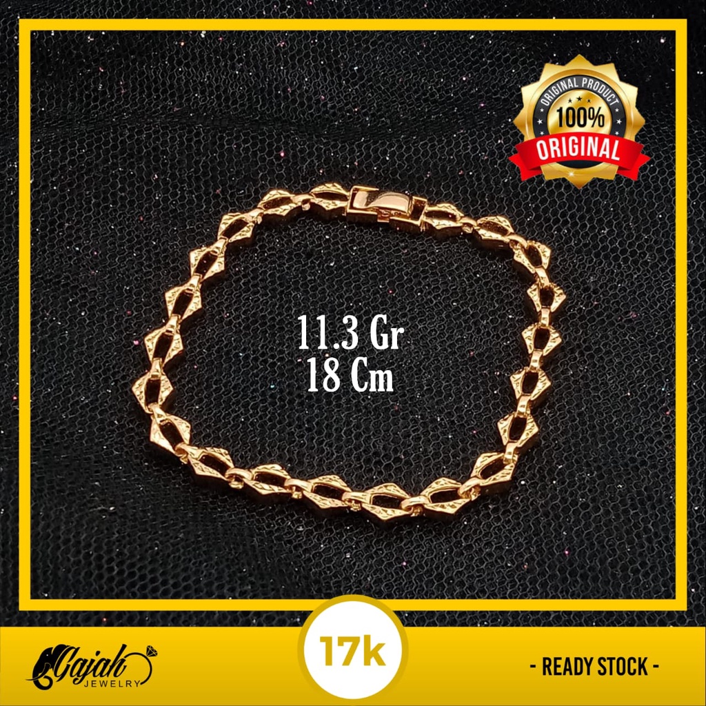 Gelang Emas 17K - 11.3 Gr Kadar 750 - 4556