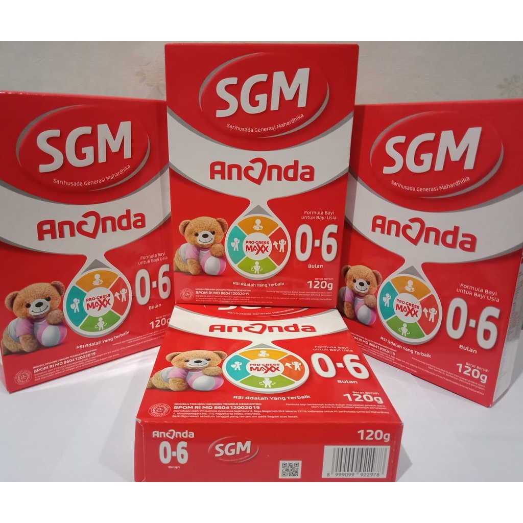 SGM ANANDA 0-6 BULAN 120 GRAM