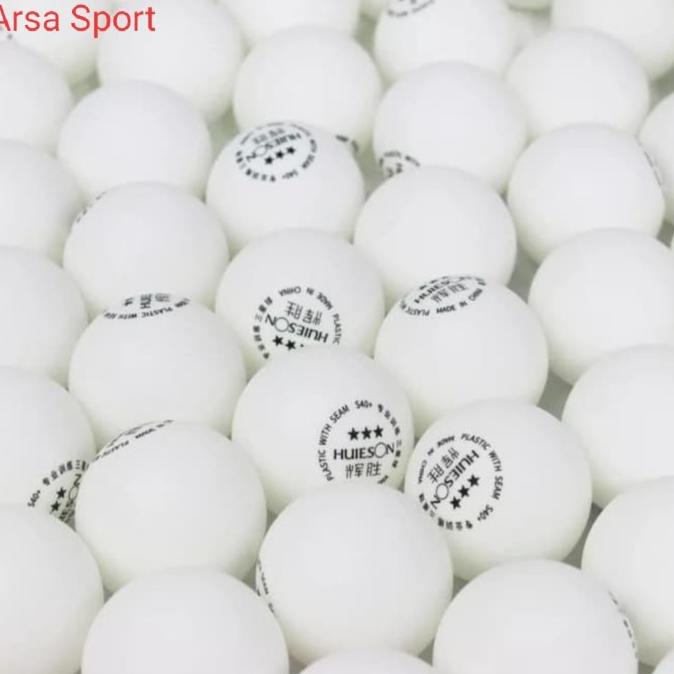 Bola Pingpong Huieson 3 Star 100 pcs Bola Latihan Pingpong bah07
