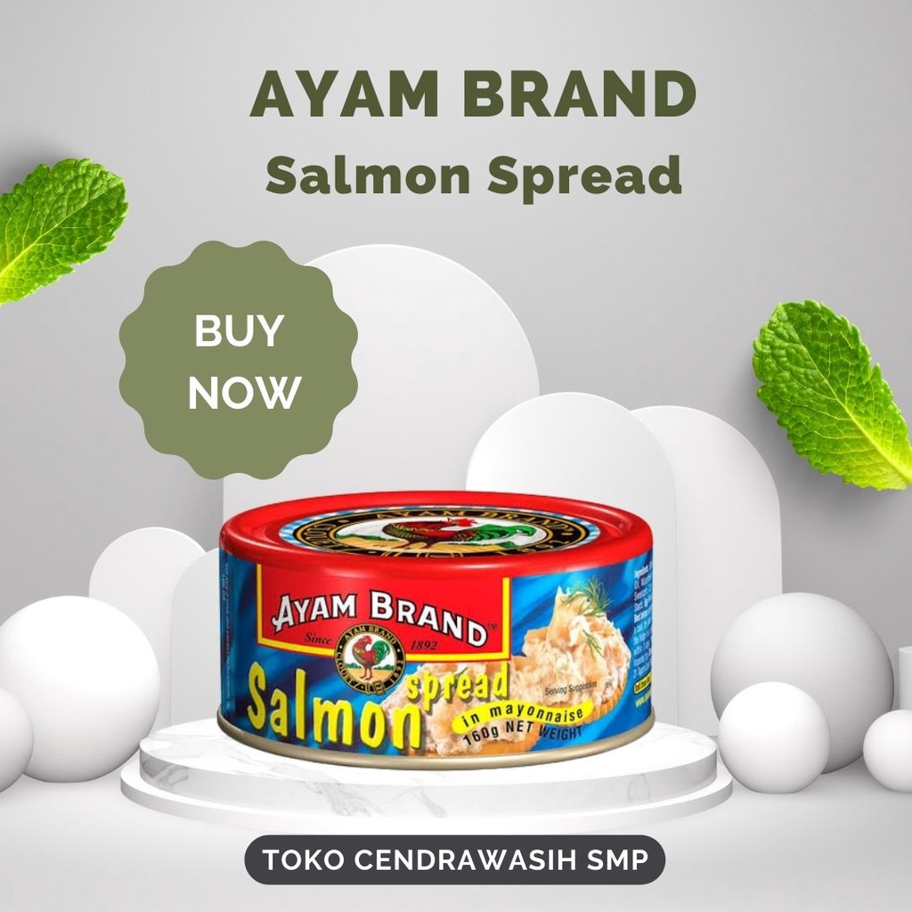 

Ayam Brand Salmon Spread Ikan Salmon Dalam Kemasan Kaleng Ikan Kaleng Ukuran 160gr